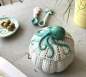 Preview: Keramikdose mit Deckel Octopus