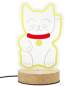 Preview: LED Tischleuchte Winkekatze