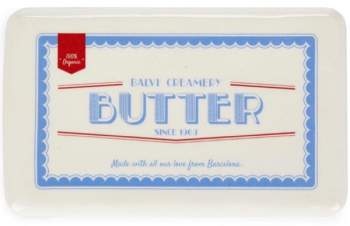 Retro Butterdose Keramik