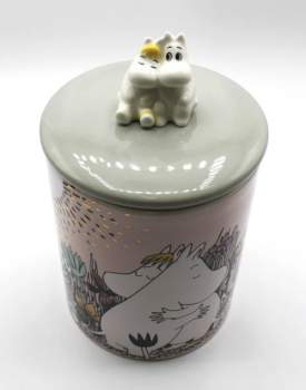 Preview: Vorderseite Porzellandose Moomin