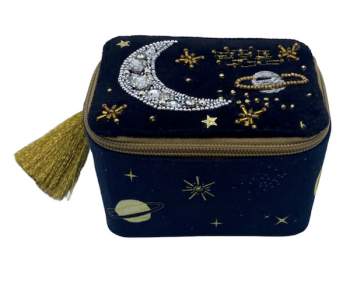 Preview: Kleines Schmuckkästchen aus Samt