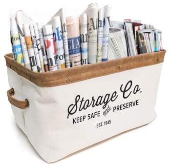 Balvi Korb Vintage mit Henkel beige