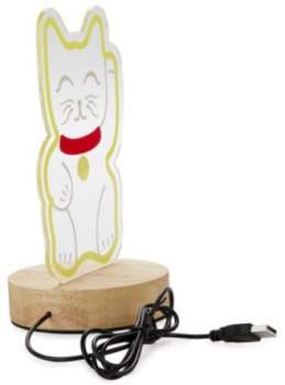 Tischlampe LED Chinesische Winkekatze