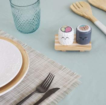 Sushi Keramik Salz- und Pfefferstreuer