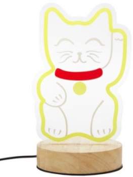 LED Tischleuchte Winkekatze