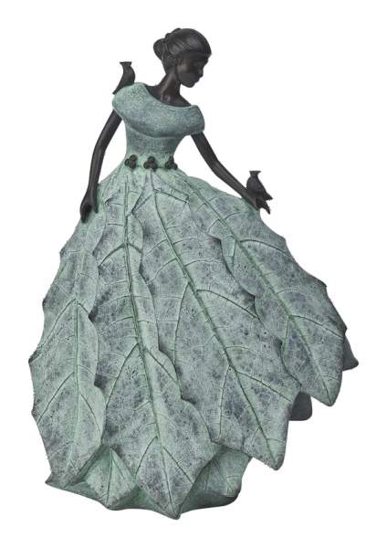 Ballerina Grün – Elegante Dekofigur für Garten & Wohnraum