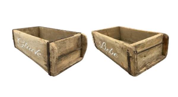 Kasten „Antiquité“ aus Holz – Dekorative Aufbewahrung im Vintage-Stil
