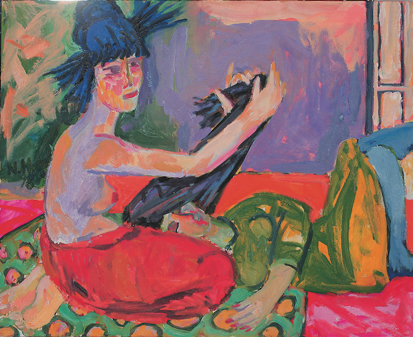 Original Gemälde "Morgentoilette" - Norbert Hornig