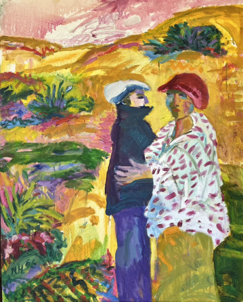 Original Gemälde "Verabredung" - Norbert Hornig